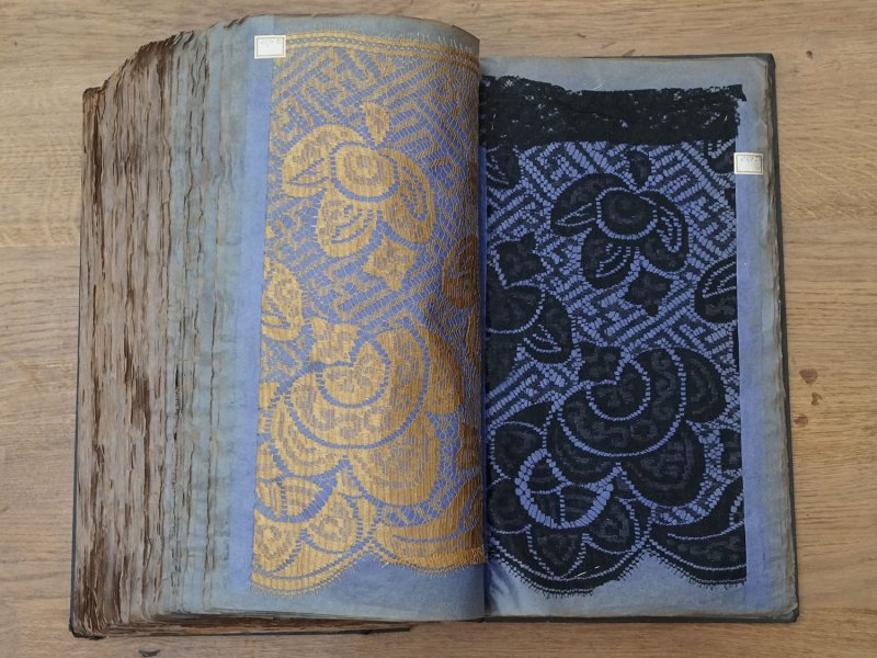 画像33: 1920年頃 アンティーク レースのサンプラー 210ページ