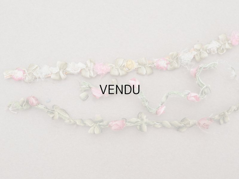 画像6: ＊蚤の市セット＊ロココモチーフ&トリムと菫の布花のセット