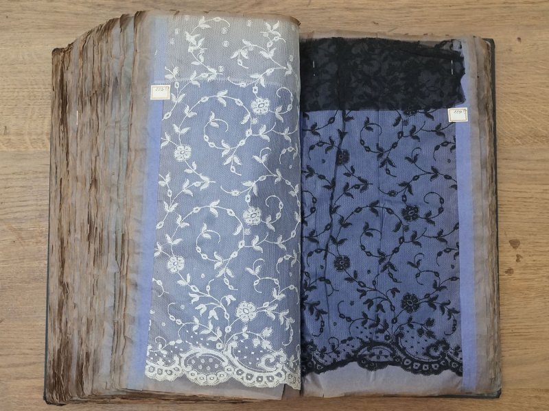 画像29: 1920年頃 アンティーク レースのサンプラー 210ページ