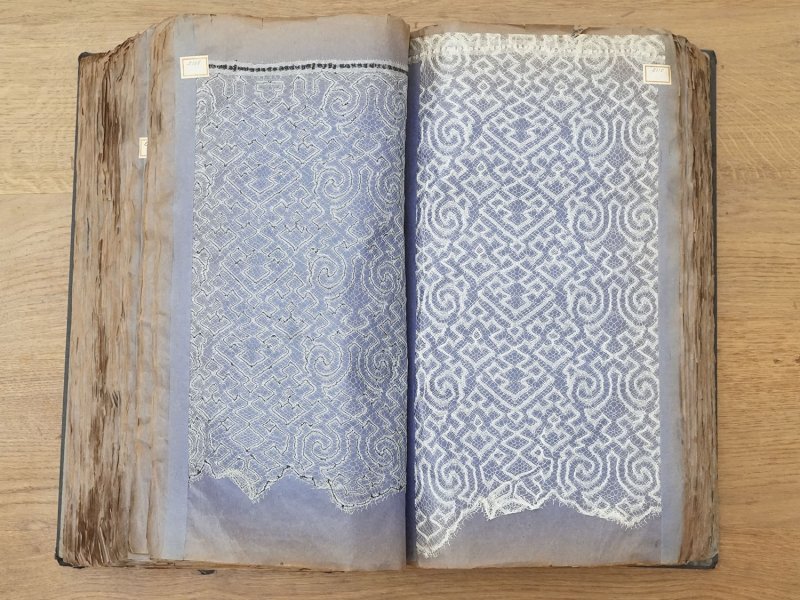 画像21: 1920年頃 アンティーク レースのサンプラー 210ページ