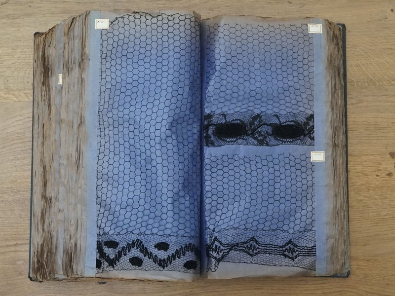 画像23: 1920年頃 アンティーク レースのサンプラー 210ページ