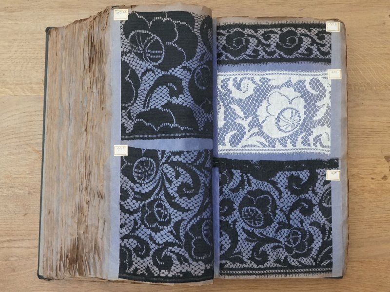 画像18: 1920年頃 アンティーク レースのサンプラー 210ページ