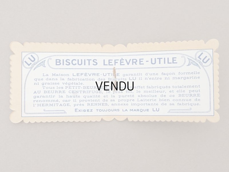 画像4: 1937年 アンティーク『LU』カレンダー PETIT BEURRE NANTES - LEFEVRE-UTILE -