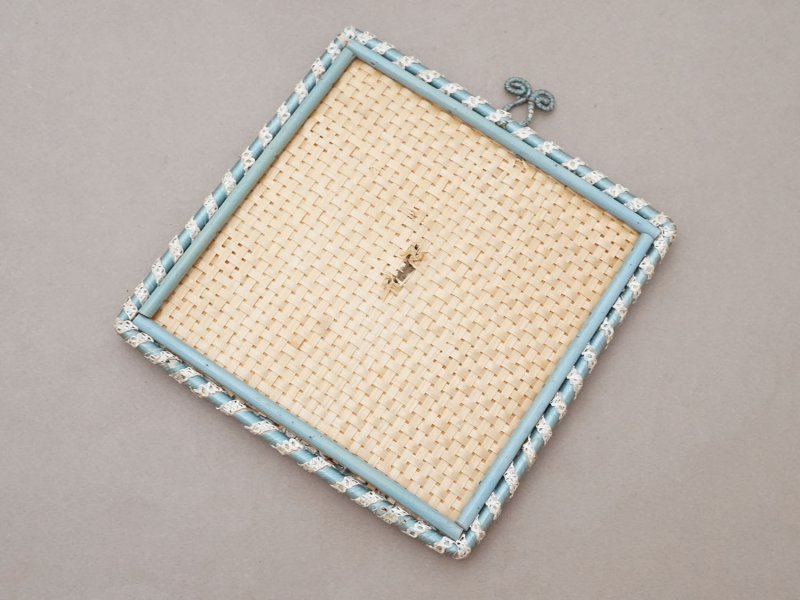 画像9: 19世紀 アンティーク お菓子箱 スモーキーブルー ドラジェ & チョコレート 