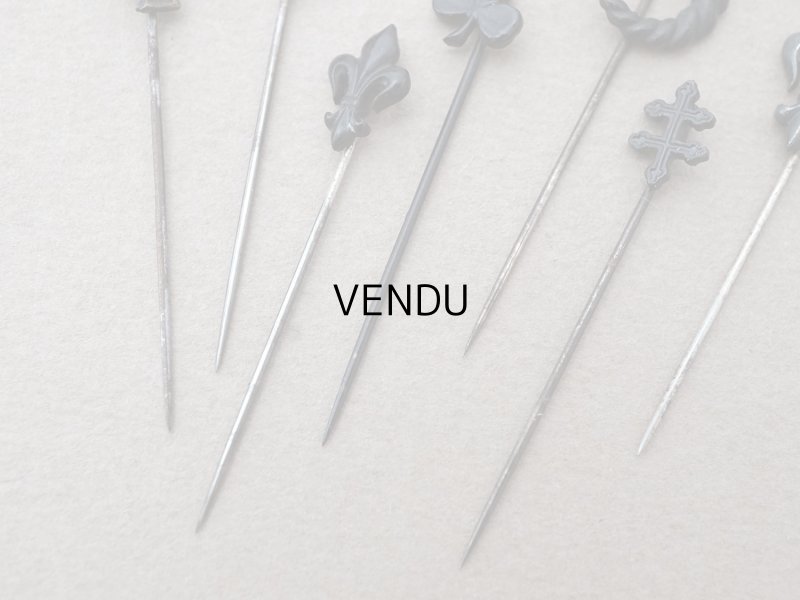 画像5: ＊蚤の市セット＊アンティーク エパングル 7ピースのセット