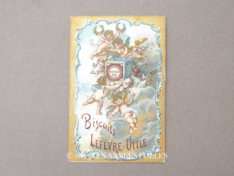 画像1: 1898年 アンティーク『LU』カレンダーのカルネ BISCUITS - LEFEVRE-UTILE -