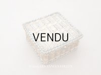 ＊蚤の市＊19世紀 アンティーク お菓子箱 スモーキーブルー ドラジェ & チョコレート 