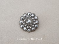 19世紀初頭 アンティーク カットスチールボタン 2.4cm