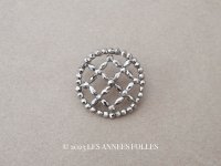 19世紀初頭 アンティーク カットスチールボタン 2.6cm