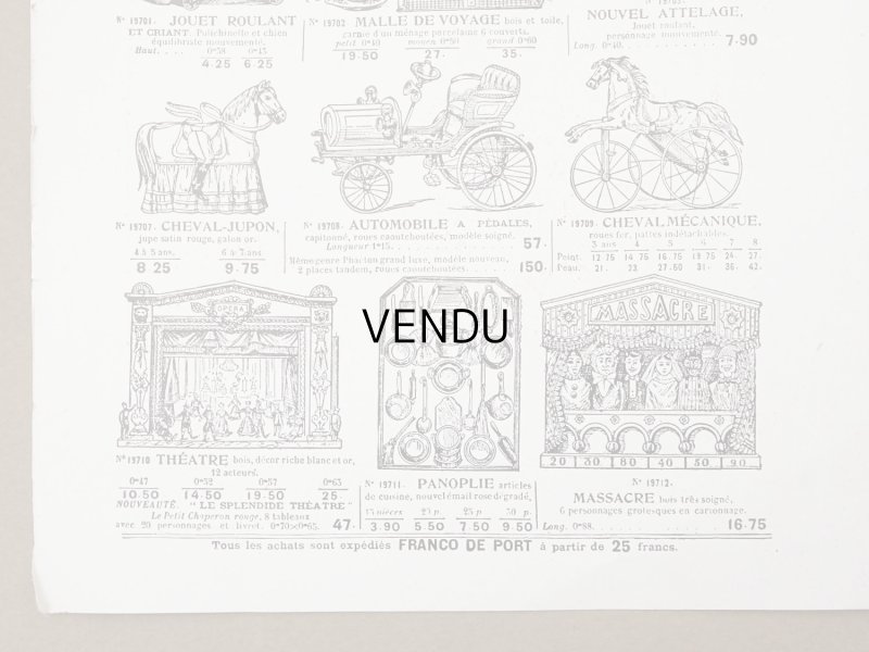 画像7: アンティーク ボンマルシェ 玩具のカタログ  ETRENNES-JOUETS - AU BON MARCHE -