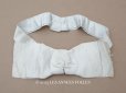 画像1: アンティーク 少女のドレス用  パウダーブルーのシルクのリボン  (1)