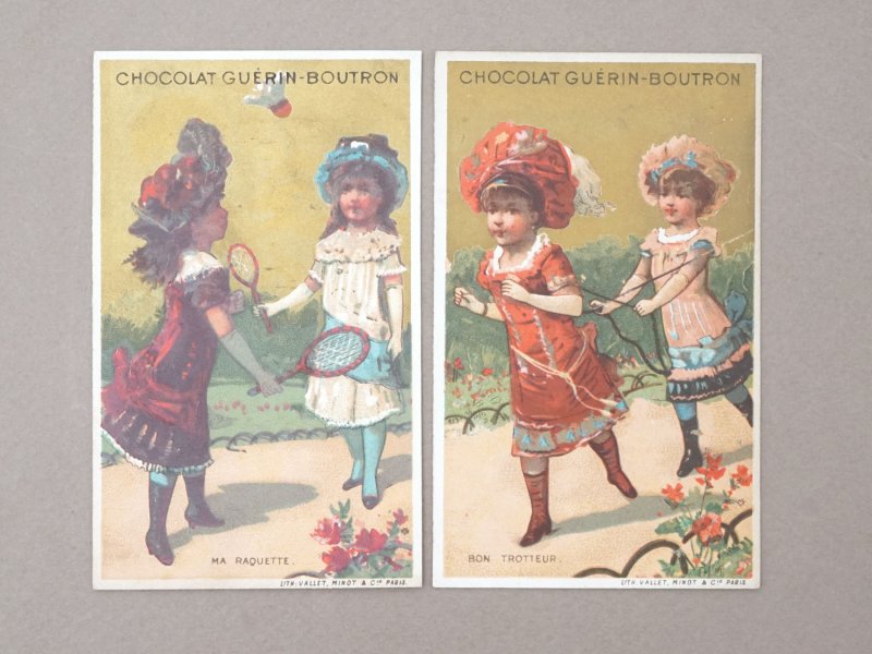 画像3: ＊蚤の市セット＊ アンティーク クロモ 全6点セット - CHOCOLAT GUERIN -BOUTRON -