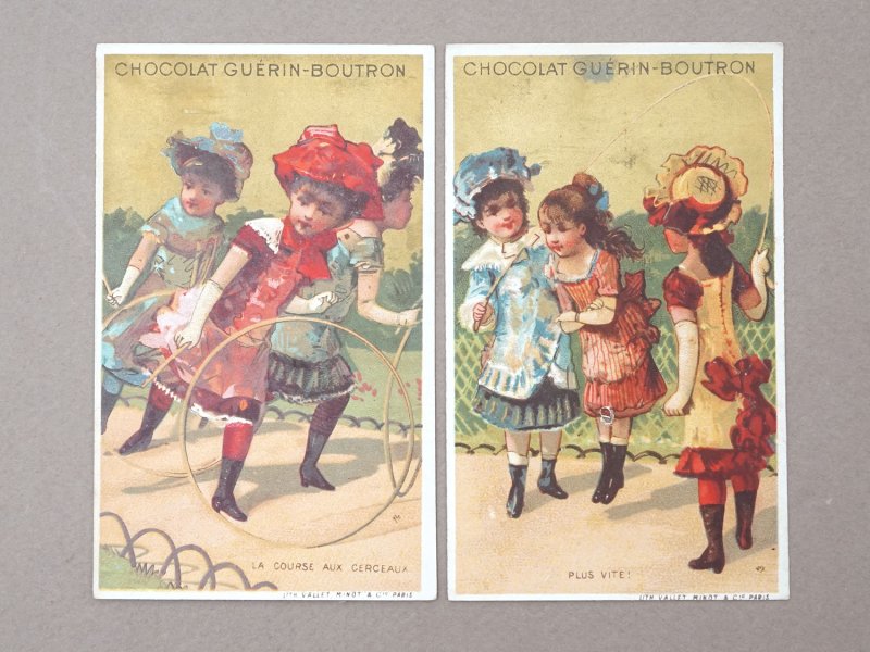 画像4: ＊蚤の市セット＊ アンティーク クロモ 全6点セット - CHOCOLAT GUERIN -BOUTRON -
