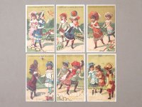 ＊蚤の市セット＊ アンティーク クロモ 全6点セット - CHOCOLAT GUERIN -BOUTRON -