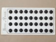 画像4: ＊蚤の市＊アンティーク  シルク製 くるみボタン 16mm  36ピース 黒 (4)