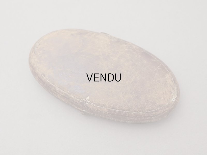 画像13: 19世紀末 アンティーク ヴェルメイユ製  薔薇模様 ニードルケース&目打ち＆紐通しのセット