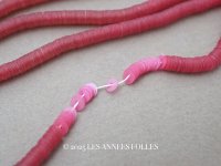 アンティーク ゼラチン製 スパンコール 赤紫 4mm 