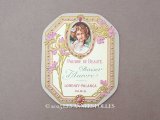 アンティーク パフュームラベル POUDRE DE BEAUTE BAISER D'AURORE - LORENZY PALANCA PARIS -