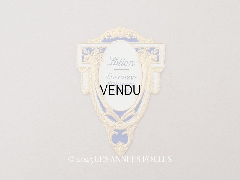 画像1: アンティーク パフュームラベル LOTION - LORENZY PALANCA PARIS -