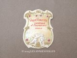アンティークパフュームラベル 天使と菫 VRAIE VIOLETE - J.CHAMBERRY PARIS -