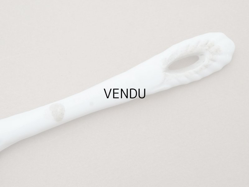 画像5: 19世紀末 アンティーク セラミック製 シュガースプーン 