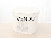 19世紀末 アンティーク ハットボックス - A LA BELLE JARDINIERE -
