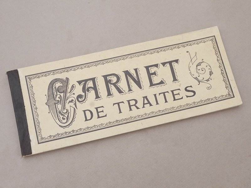 画像2: 1931年 アンティーク 為替手形帳 CARNET DE TRAITES 