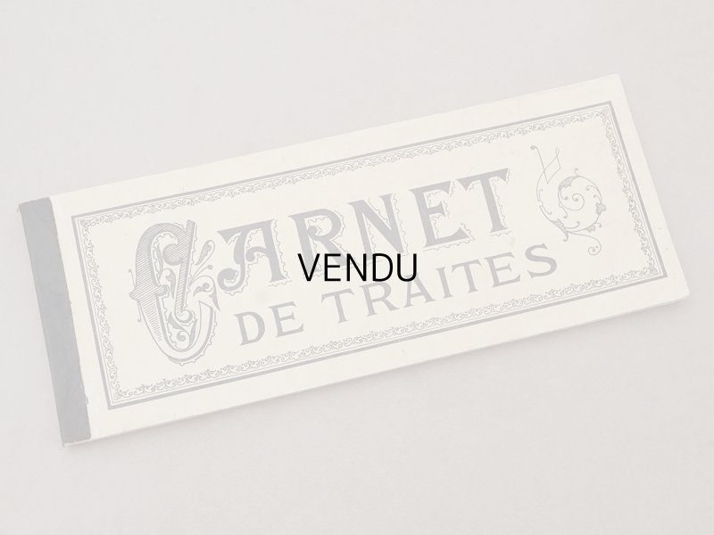 画像2: 1931年 アンティーク 為替手形帳 CARNET DE TRAITES 