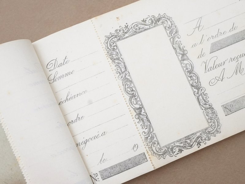 画像6: 1931年 アンティーク 為替手形帳 CARNET DE TRAITES 