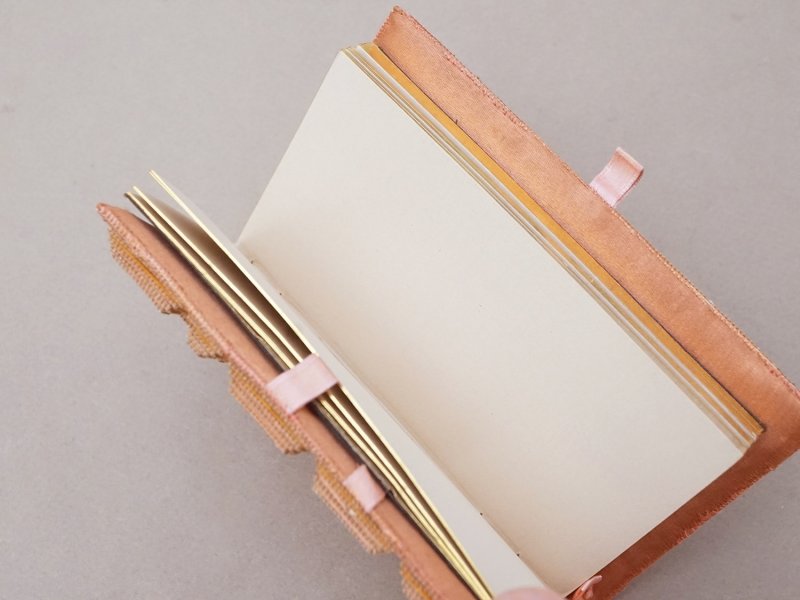 画像9: 19世紀 アンティーク 未使用 ピンクの手帳 イニシャル入り JF MJ 