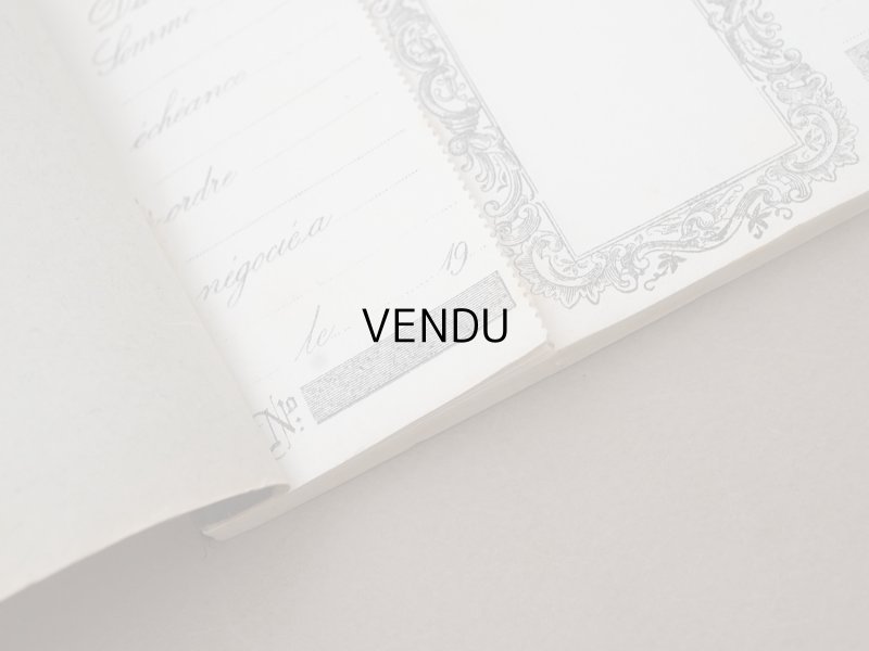 画像5: 1931年 アンティーク 為替手形帳 CARNET DE TRAITES 