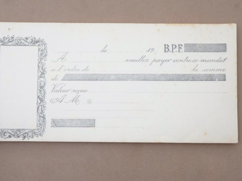 画像7: 1931年 アンティーク 為替手形帳 CARNET DE TRAITES 