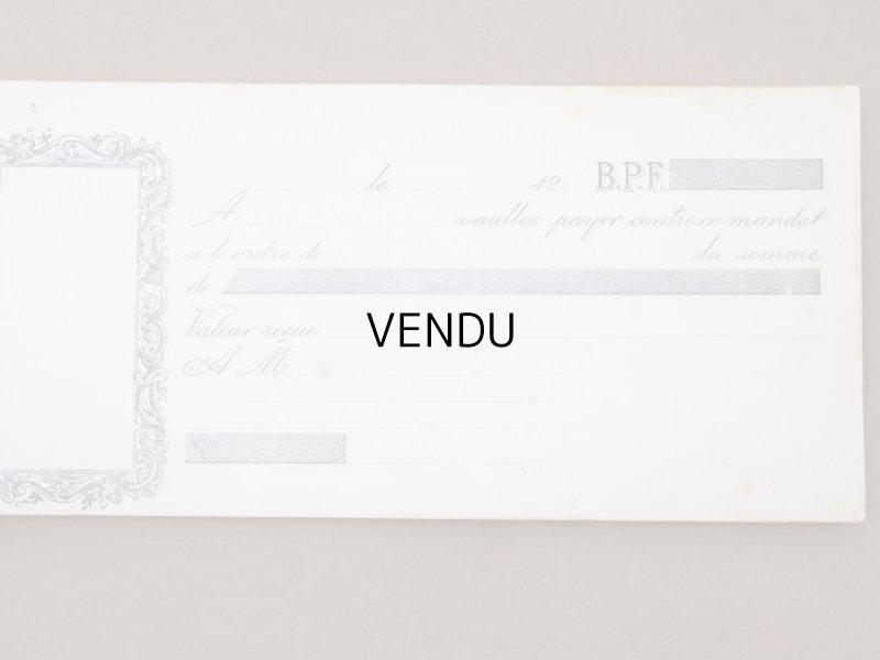 画像7: 1931年 アンティーク 為替手形帳 CARNET DE TRAITES 