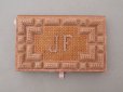 画像3: 19世紀 アンティーク 未使用 ピンクの手帳 イニシャル入り JF MJ 