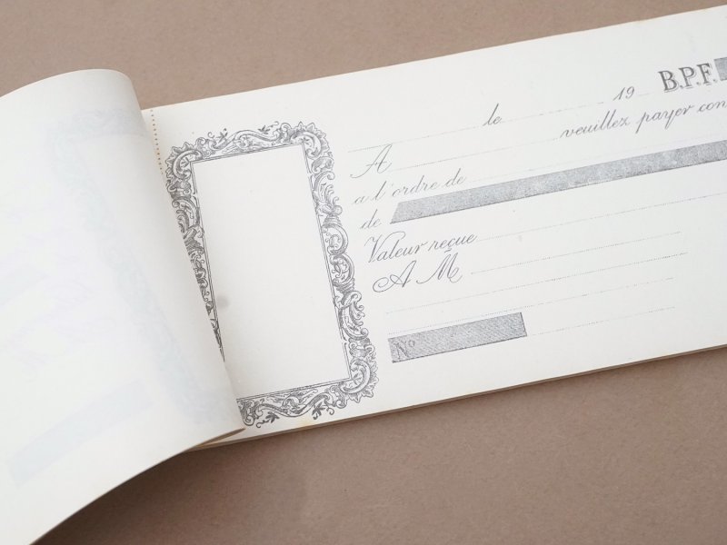 画像8: 1931年 アンティーク 為替手形帳 CARNET DE TRAITES 