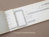 1931年 アンティーク 為替手形帳 CARNET DE TRAITES 
