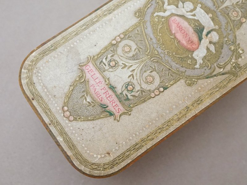 画像4: 1914年 アンティーク 天使のパフュームボックス BARONNIE - GELLE FRERES PARIS -
