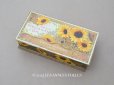 画像1: アンティーク 向日葵のソープボックス SAVON HELIANTHIS D'OR - VICTOR VAISSIER PARIS -  (1)