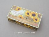 アンティーク 向日葵のソープボックス SAVON HELIANTHIS D'OR - VICTOR VAISSIER PARIS - 