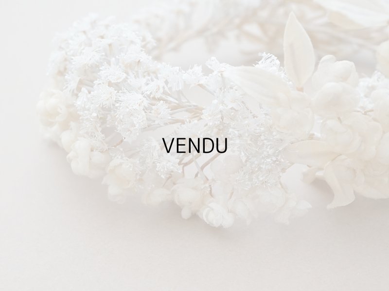 画像11: 19世紀末 アンティーク 薔薇の花冠 コットンオーガンジー ティアラ