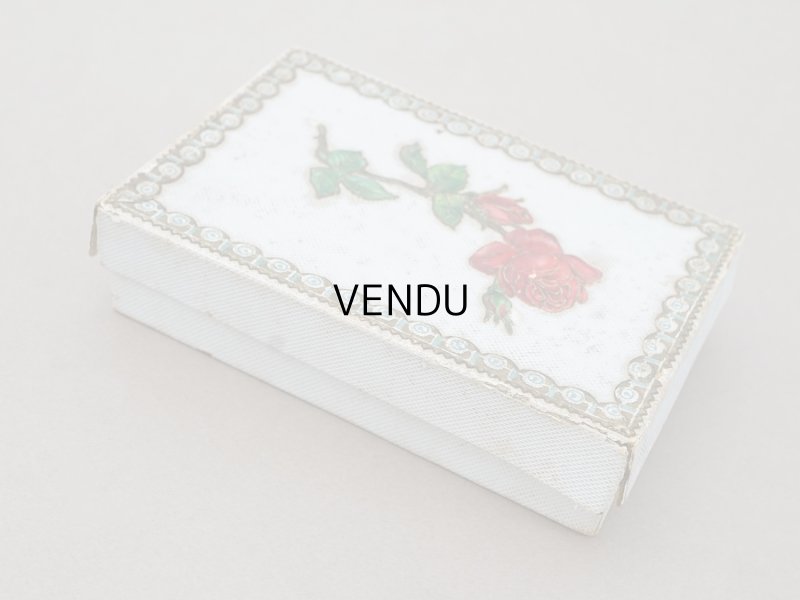 画像4: ＊蚤の市＊19世紀 アンティーク レースペーパー付き 紙箱 薔薇