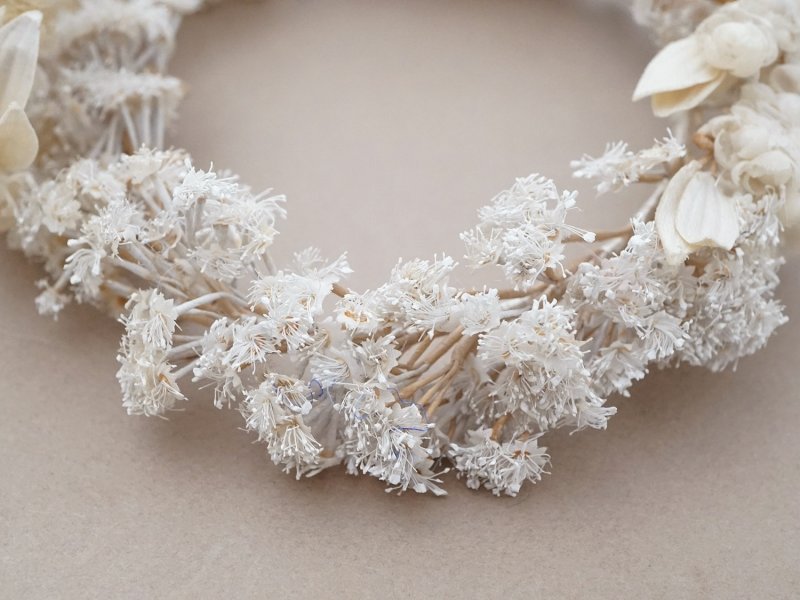 画像6: 19世紀末 アンティーク 薔薇の花冠 コットンオーガンジー ティアラ