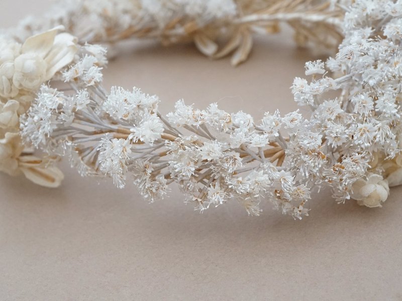 画像8: 19世紀末 アンティーク 薔薇の花冠 コットンオーガンジー ティアラ