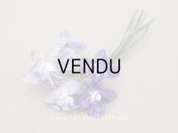 アンティーク シルク製 菫の布花 パルマ菫 