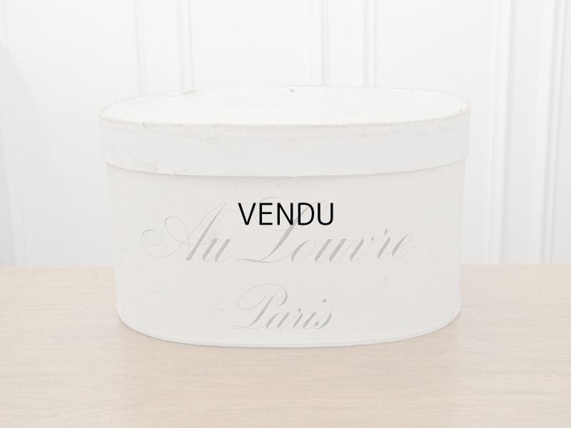 画像2: 19世紀末 アンティーク ハットボックス ルーブル百貨店 - AU LOUVRE -