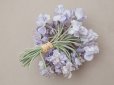 画像5: アンティーク 菫の大きなブーケ 布花 パルマ菫 33輪