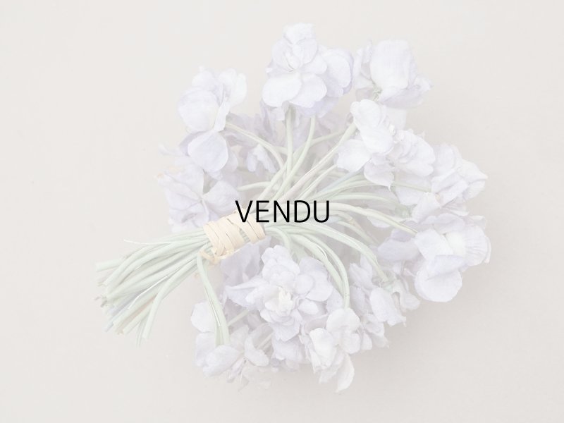 画像5: アンティーク 菫の大きなブーケ 布花 パルマ菫 33輪