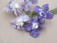 画像2: アンティーク シルク製 菫の布花 パルマ菫  (2)