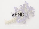 アンティーク 菫の布花 シルク製 42輪