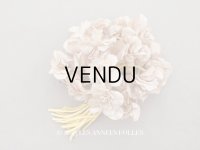 アンティーク 菫の布花 パルマ菫 ピンクベージュ